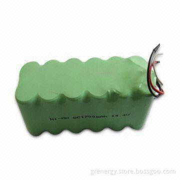 SC NiMH Battery Pack with 14.4V Voltage and 1,700mAh Capacity, Suitable for Medical Products